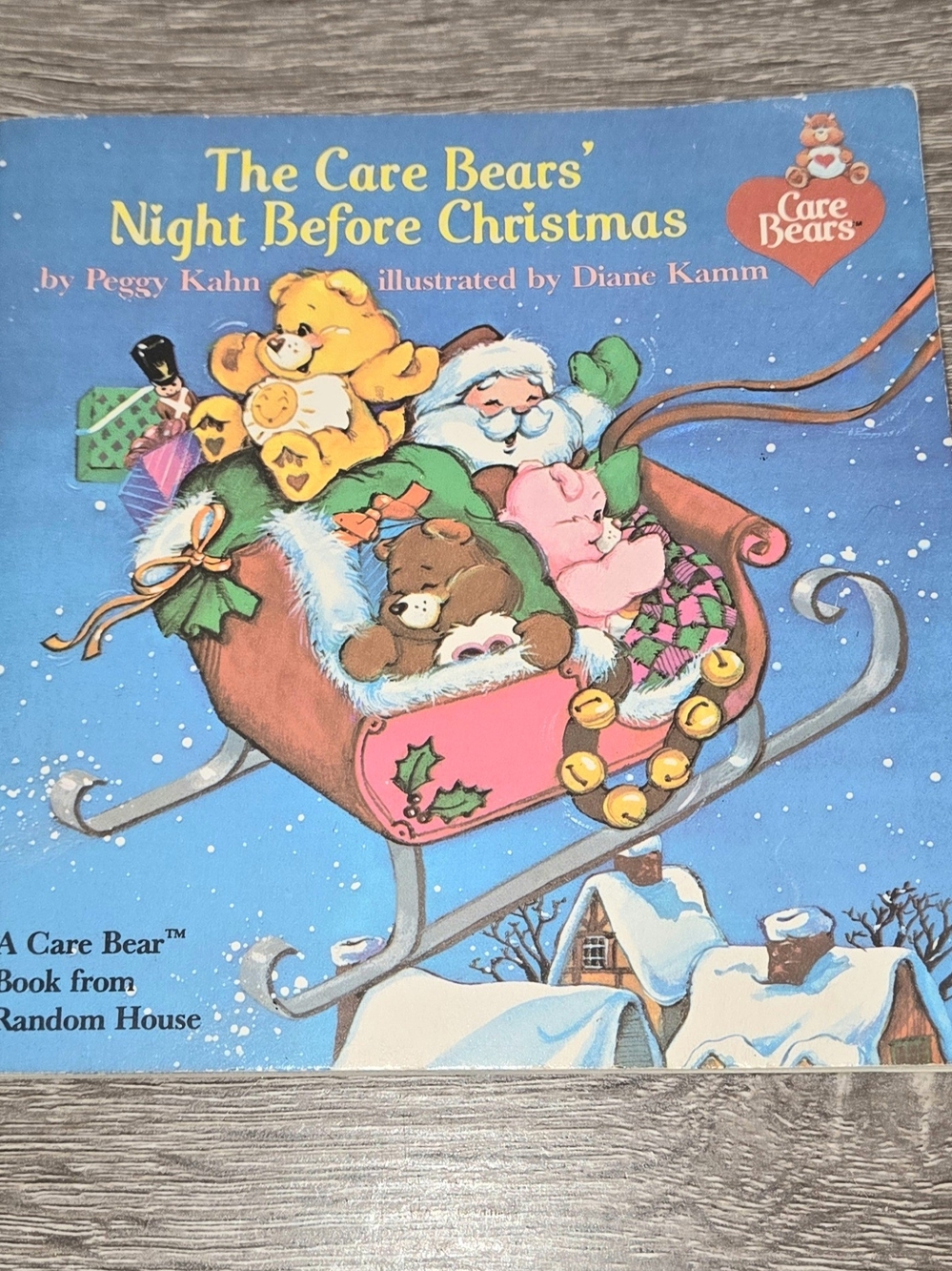 Care Bears Paperback Vintage Book From 1985 "The Night Before Christmas" SEE PIC